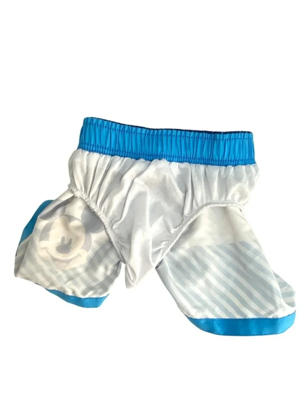 Disney Baby Boy's Blue Mickey Mouse Colorblock Beach Swim Trunks Size 6-9 Months